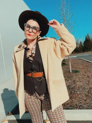Cream Wool Coat
