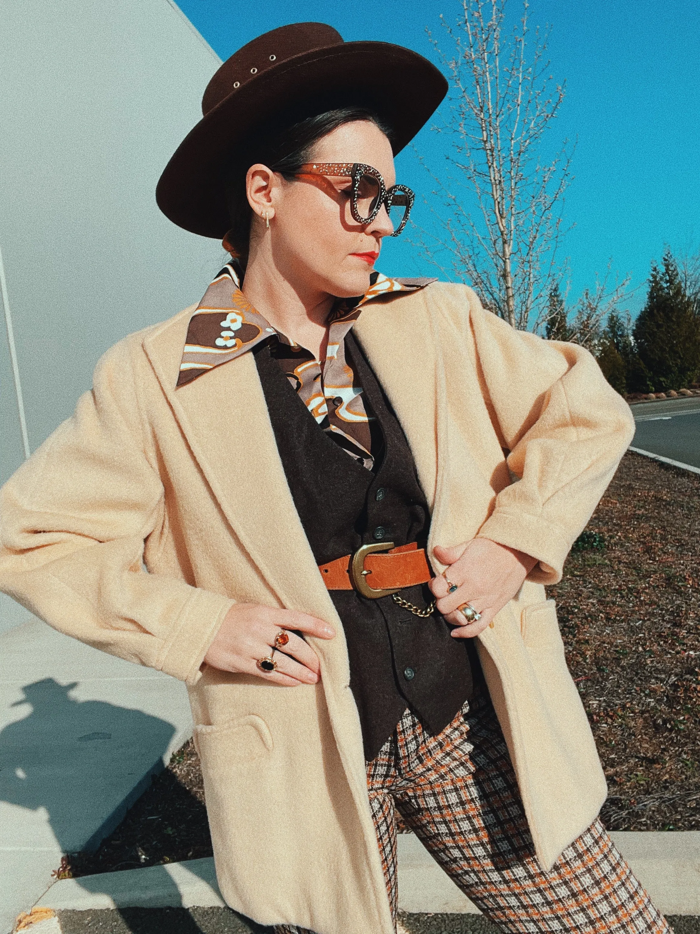 Cream Wool Coat