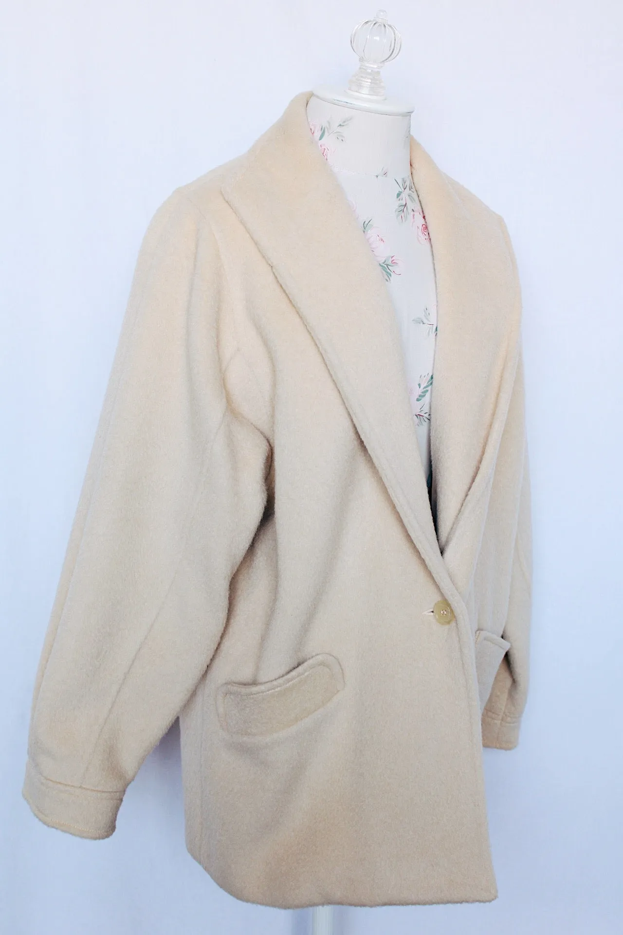 Cream Wool Coat