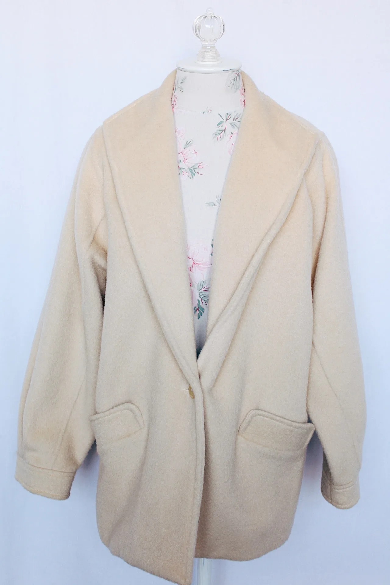 Cream Wool Coat