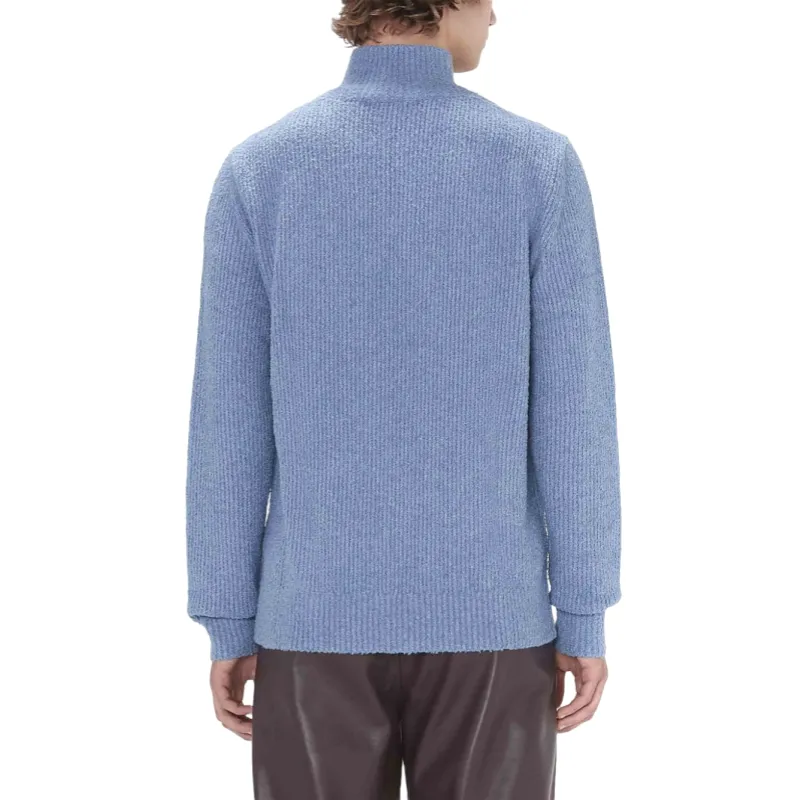 Custom Cashmere Blend Zipper Knit Sweater - High Quality OEM/ODM Services