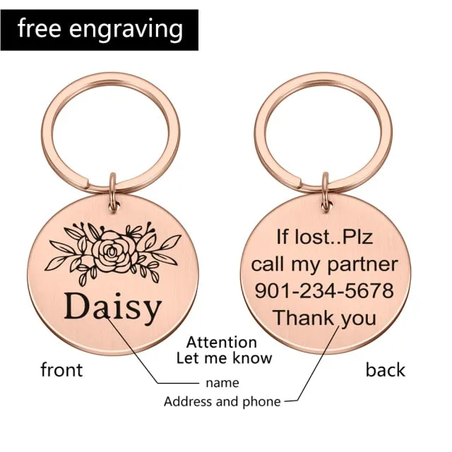 Customized Anti-lost Engraved Pet ID