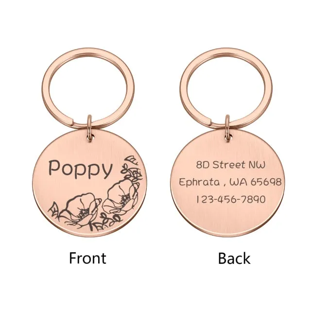 Customized Anti-lost Engraved Pet ID