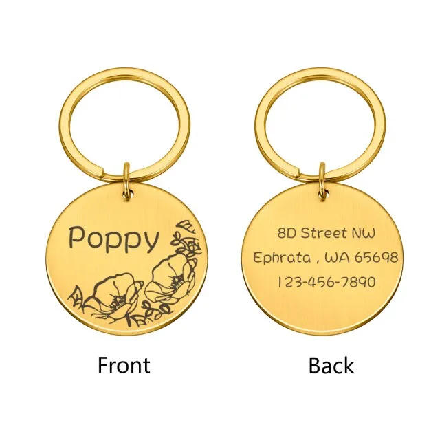 Customized Anti-lost Engraved Pet ID