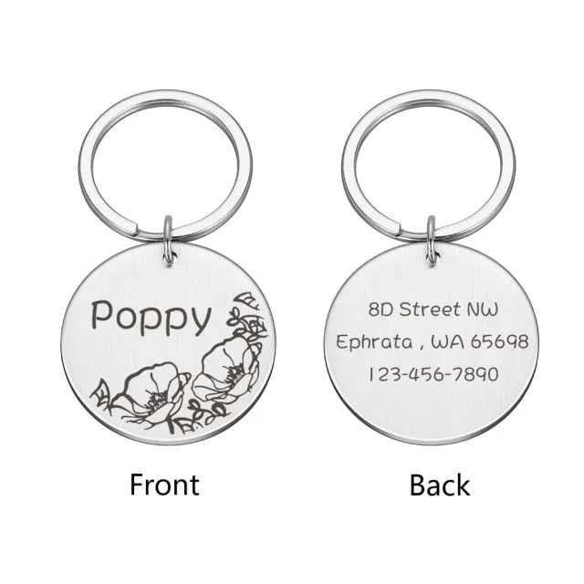 Customized Anti-lost Engraved Pet ID