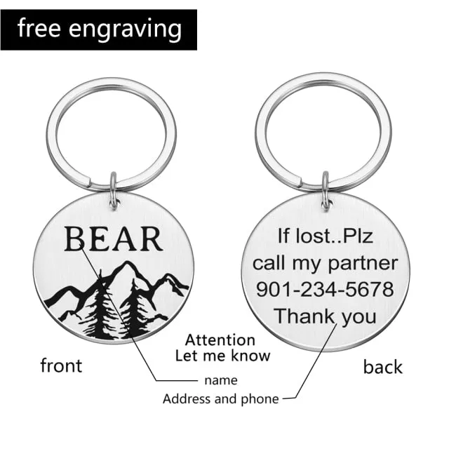 Customized Anti-lost Engraved Pet ID