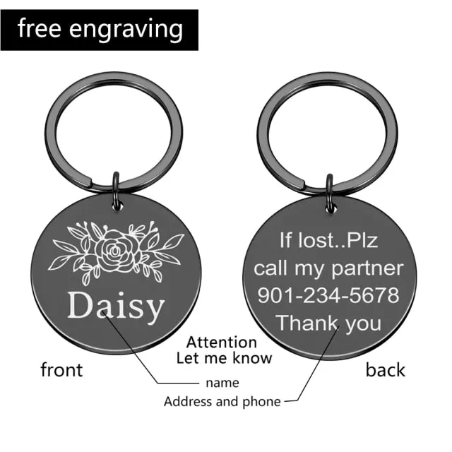 Customized Anti-lost Engraved Pet ID