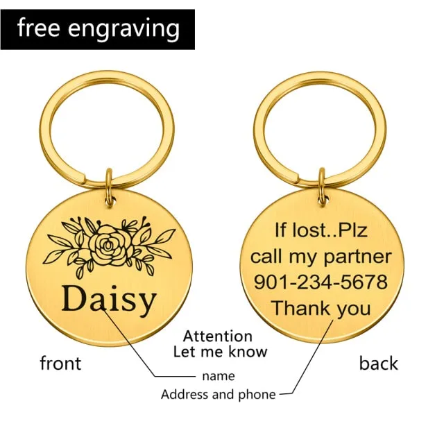 Customized Anti-lost Engraved Pet ID