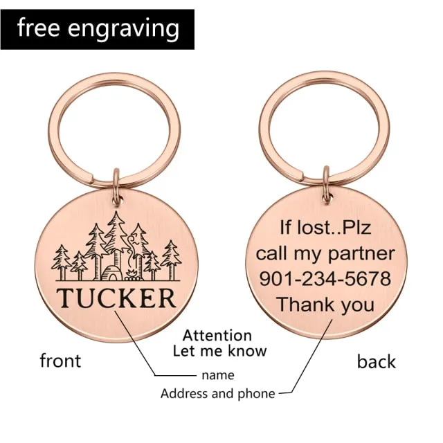 Customized Anti-lost Engraved Pet ID