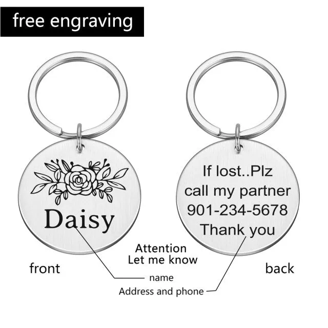 Customized Anti-lost Engraved Pet ID