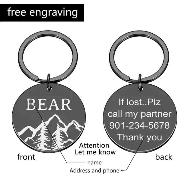 Customized Anti-lost Engraved Pet ID