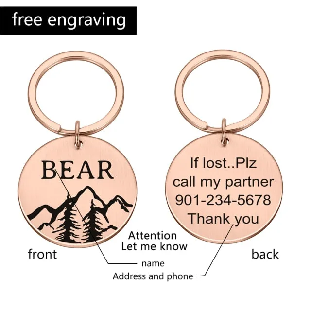 Customized Anti-lost Engraved Pet ID