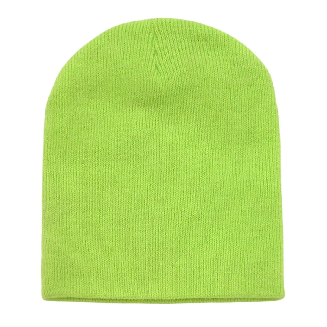 Decky KCS Short Uncuffed Knit Beanies Hats Winter Warm Ski Skull Caps Snug Blank
