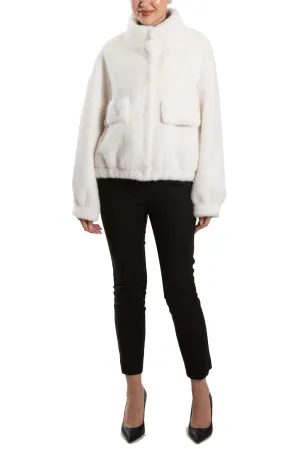 DIJON - Faux Fur Oversized Jacket