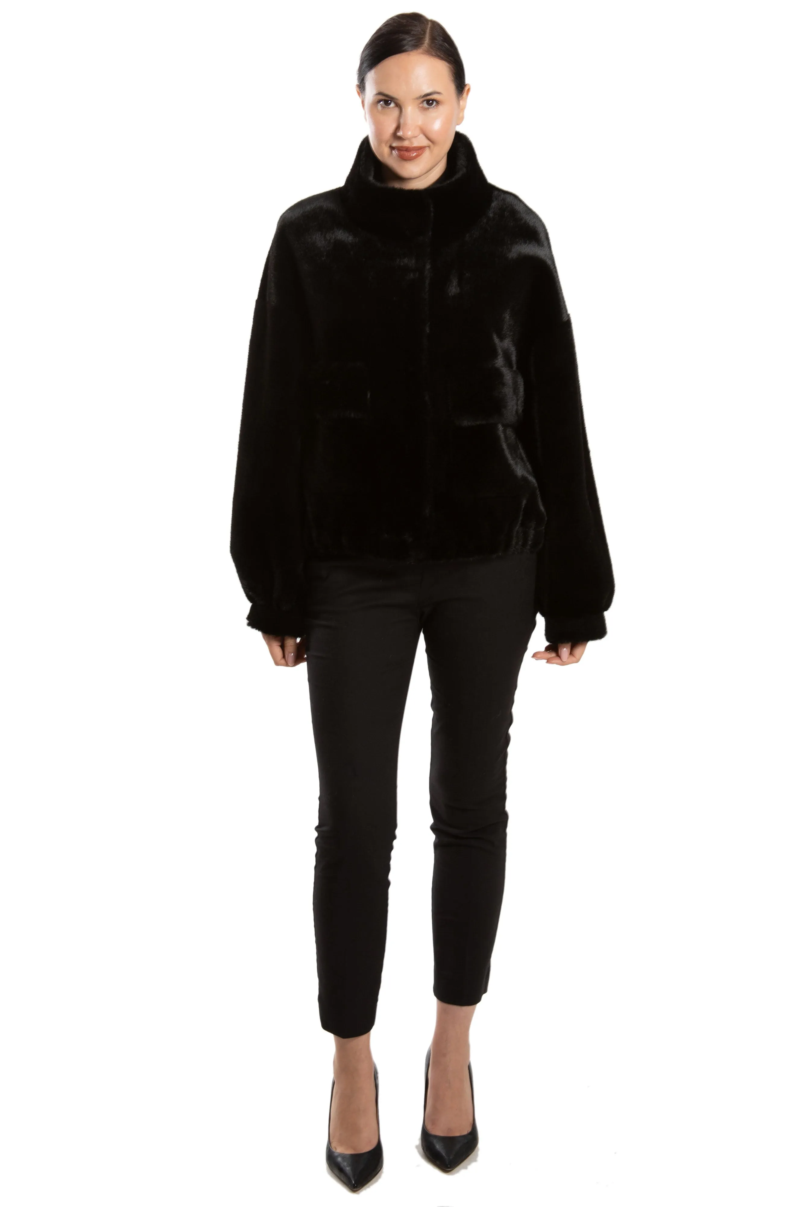 DIJON - Faux Fur Oversized Jacket