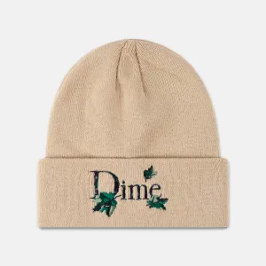 Dime MTL - Classic Leafy Beanie - Light Beige
