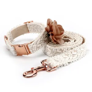 DIVA Pet - Elegant Lace Collar And Leash Set