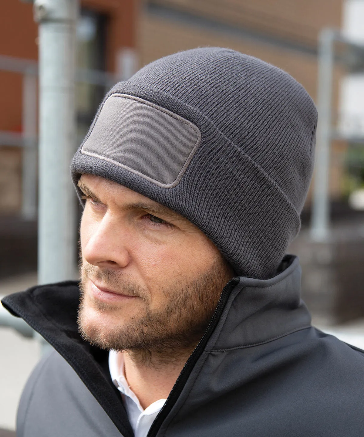 Double-knit printers beanie | Navy