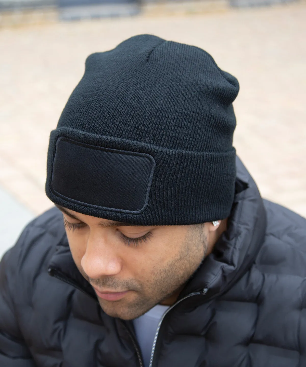Double-knit Thinsulate printers beanie | Fluorescent Yellow