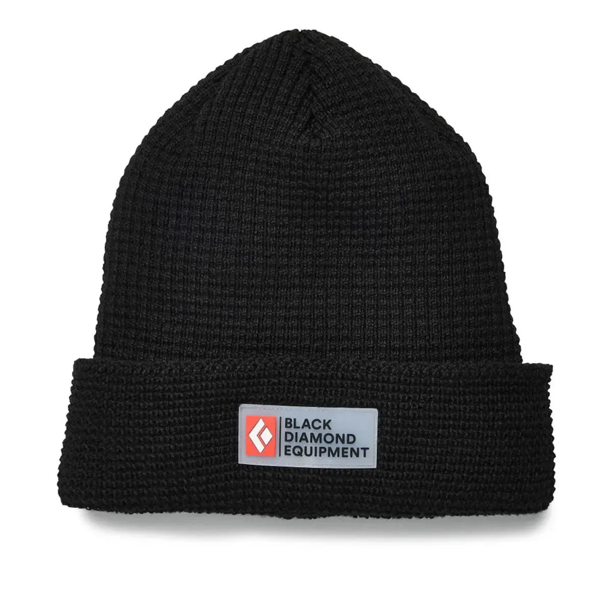 Double Waffle Beanie - Black