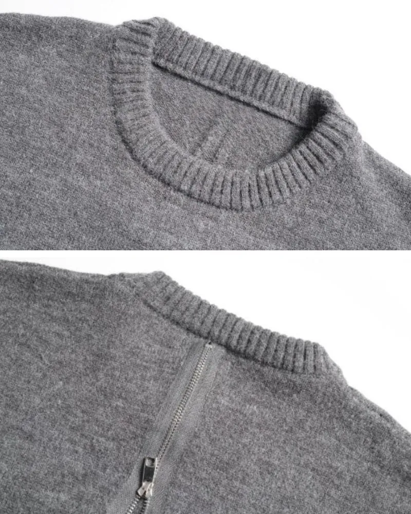 Double Zipper Oversize Lover Sweater