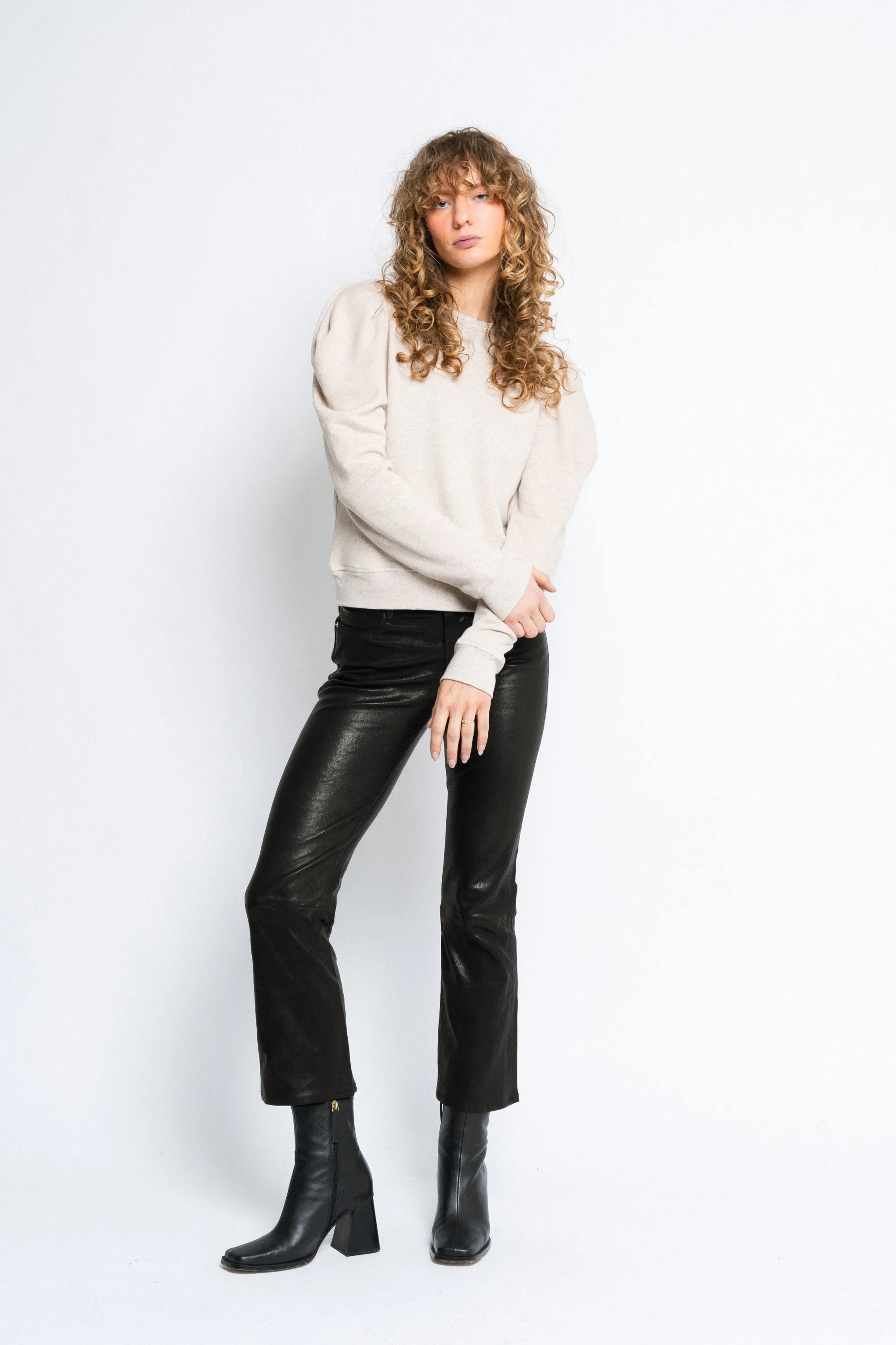 Drew Pullover - Oatmeal Melange