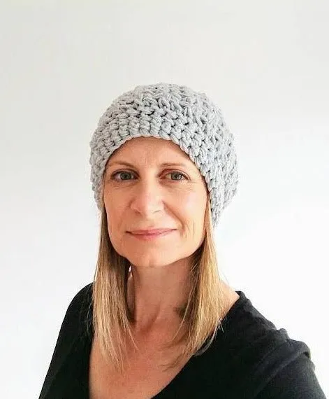 Easy Crochet Pattern - Womens Crochet Slouchy Beanie