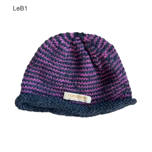 eco-baby stripey beanies (0-3m)