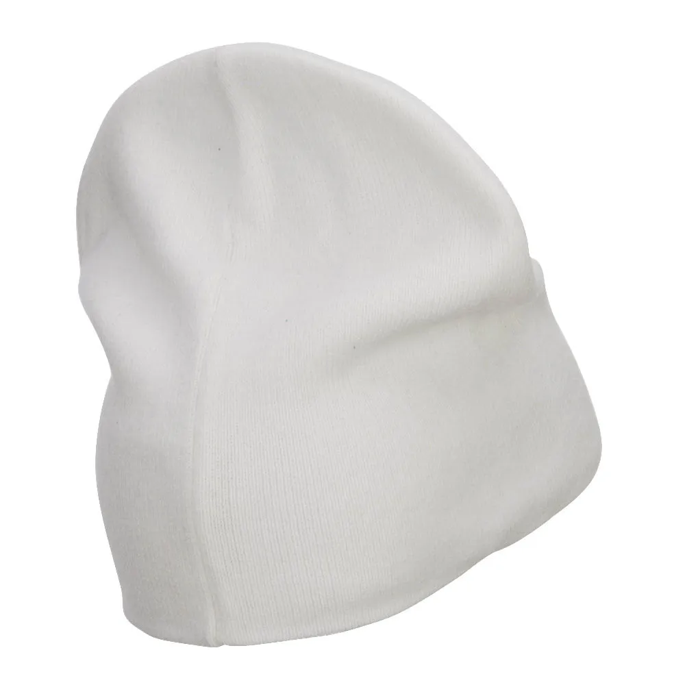 Europe Italy Flag Embroidered Big Short Beanie