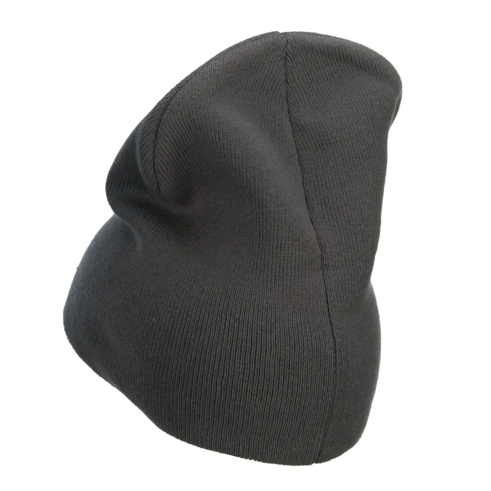 Europe Italy Flag Embroidered Big Short Beanie