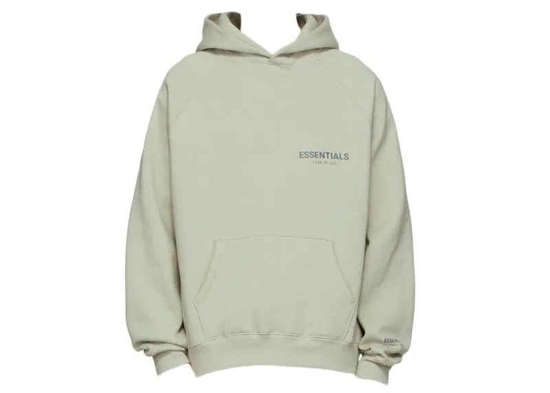 Fear Of God Essentials Ssense Exclusive Pullover Hoodie Concrete