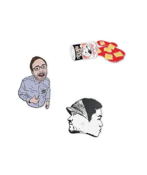 First of October Enamel Pin Set