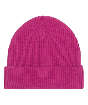 Fisherman beanie in unisex fit (STAU771) | Orchid Flower