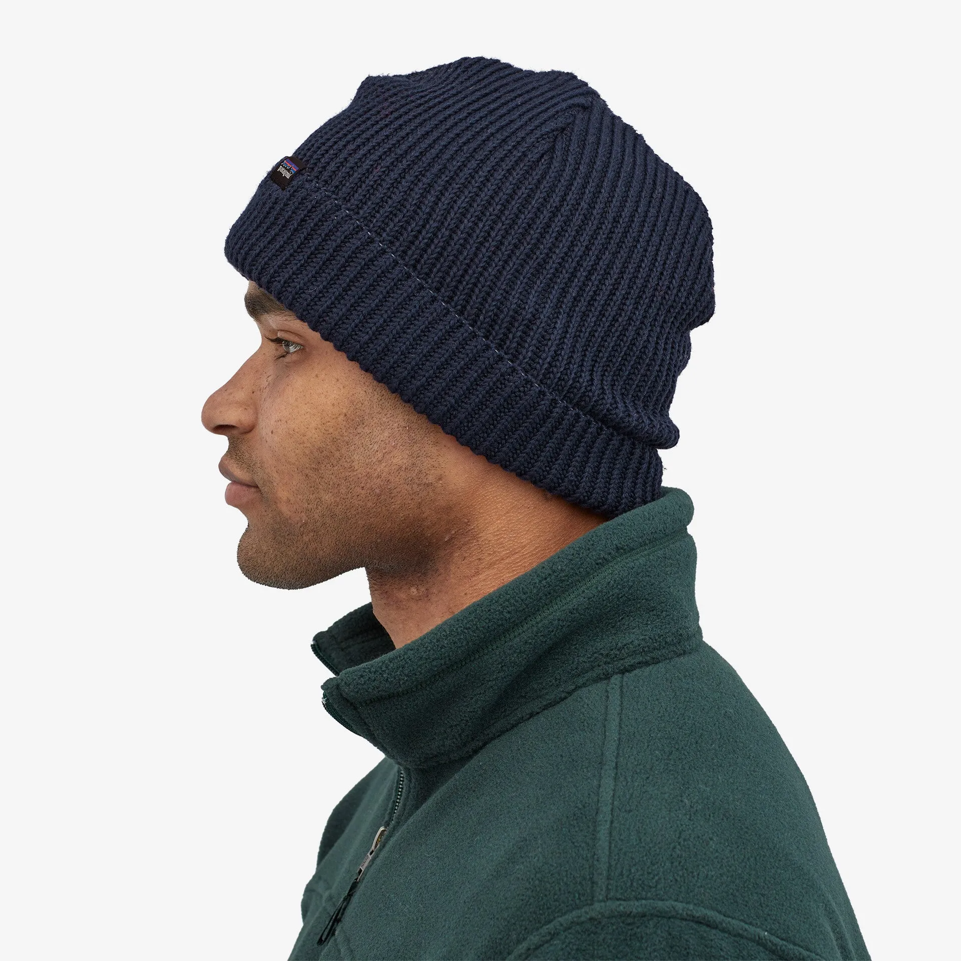 Fishermans Patagonia Rolled Beanie, Navy