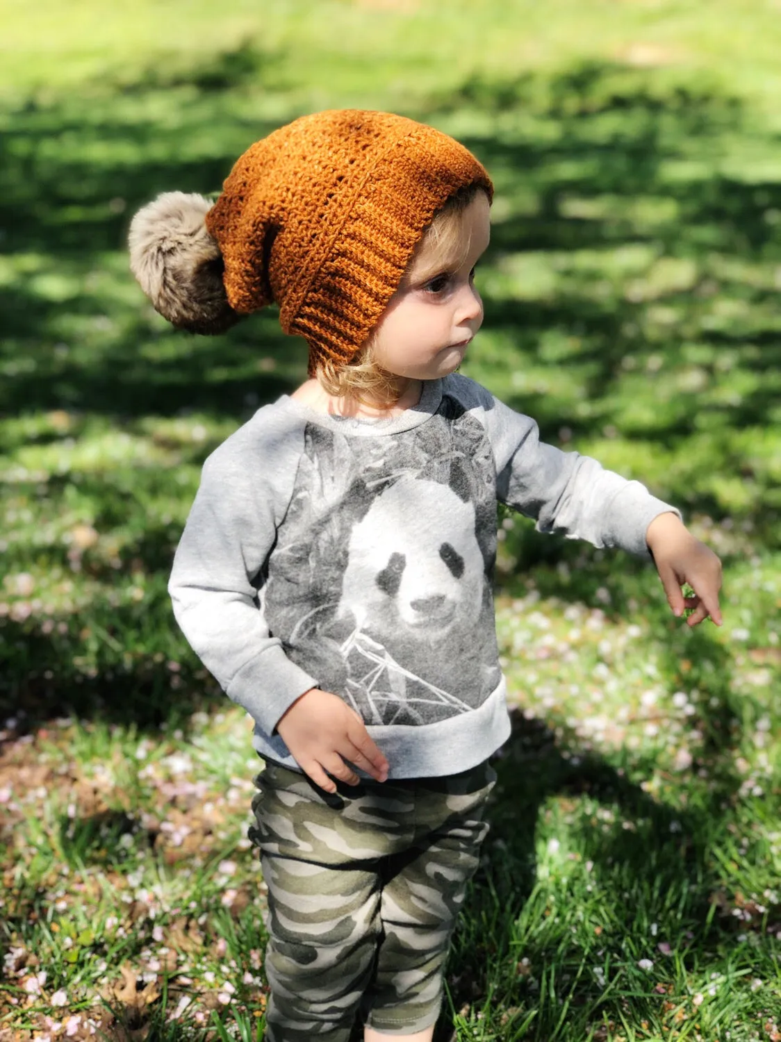 Flower Child Beanie // Crochet PDF Pattern