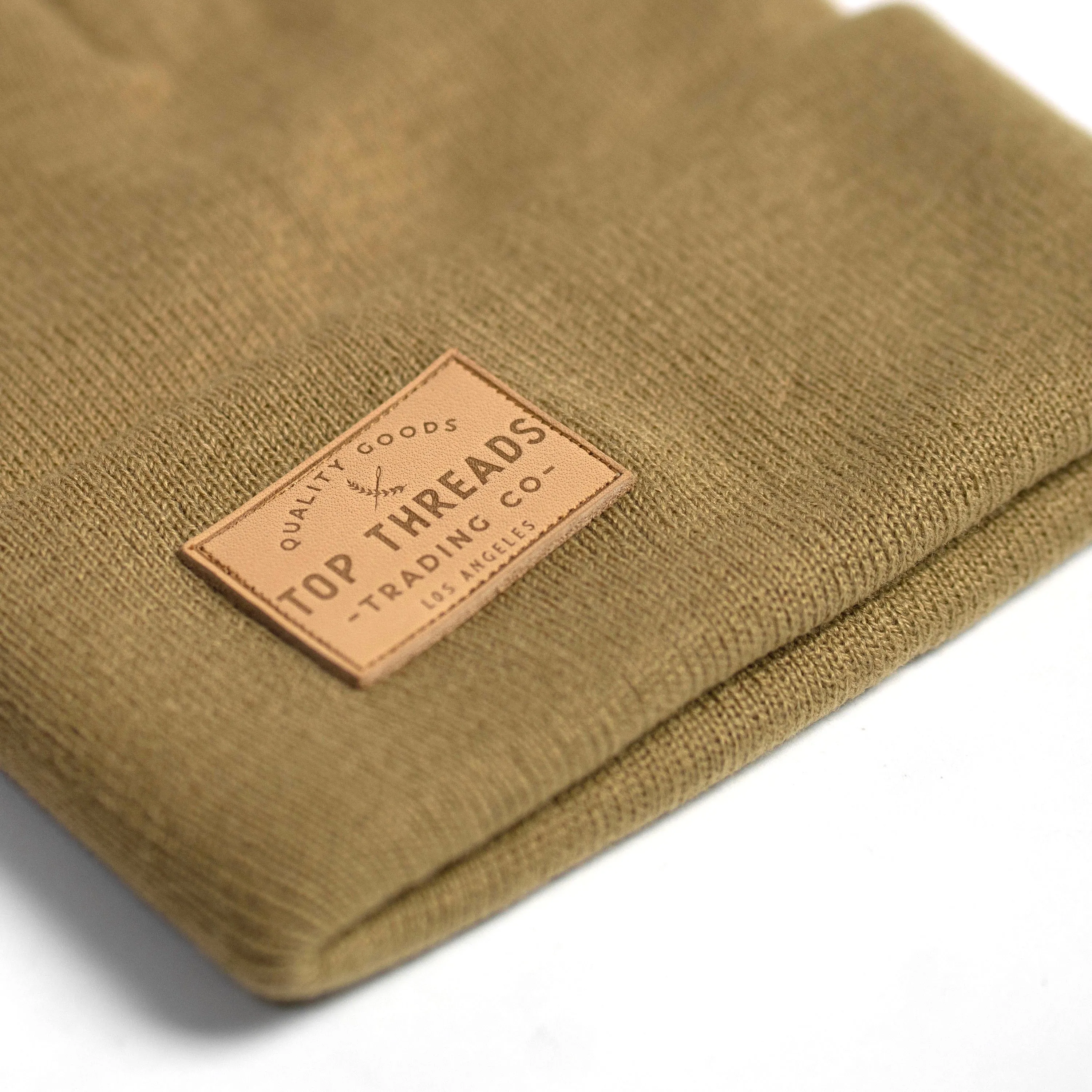 Fold Cuffed Beanie- Khaki