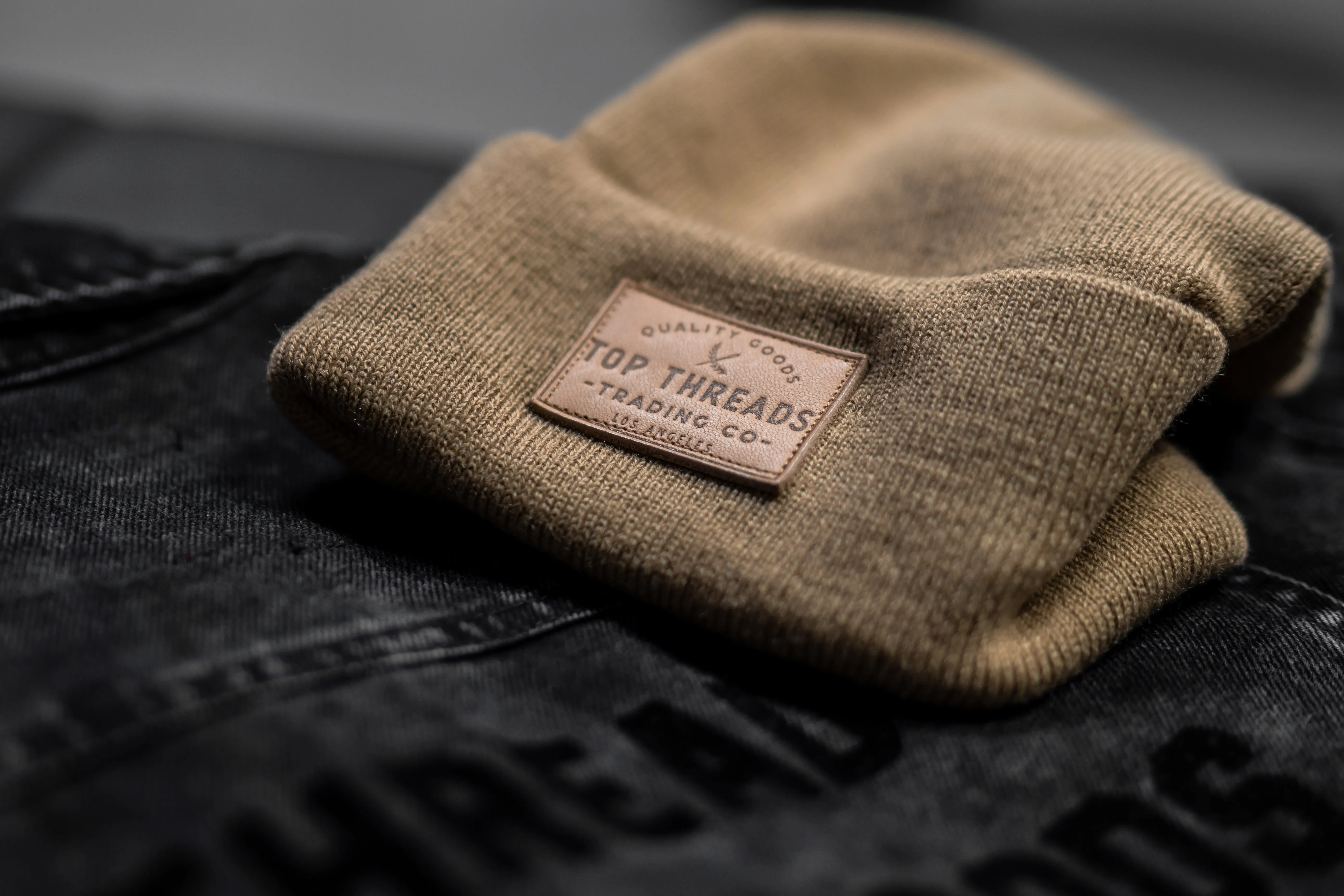 Fold Cuffed Beanie- Khaki
