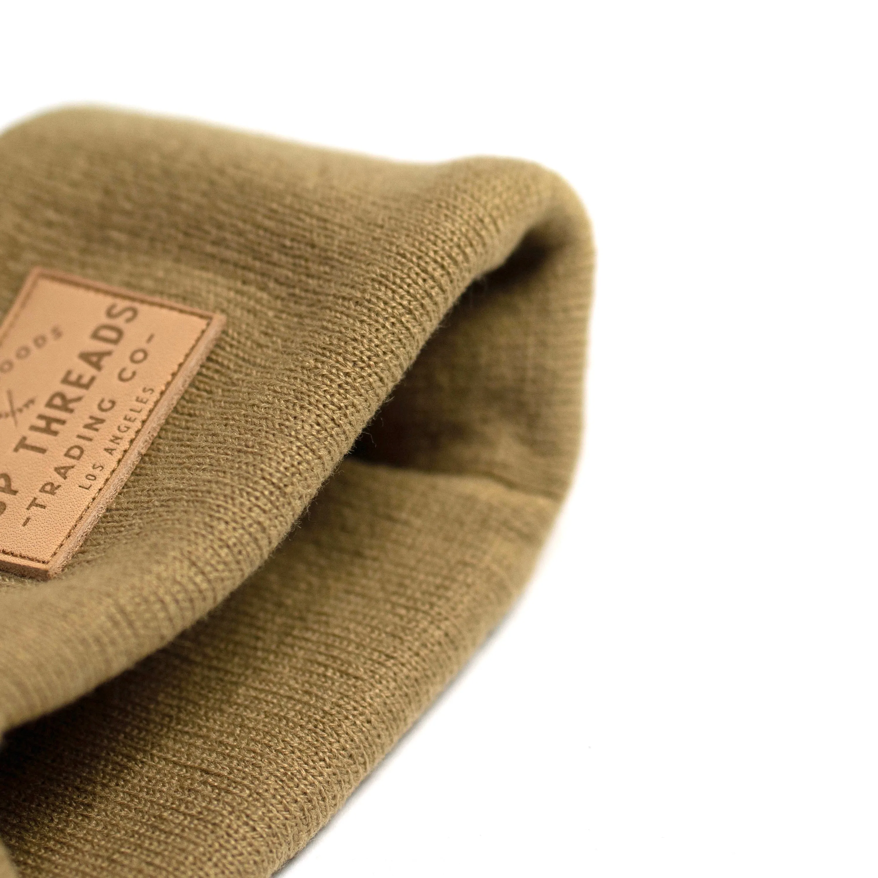 Fold Cuffed Beanie- Khaki