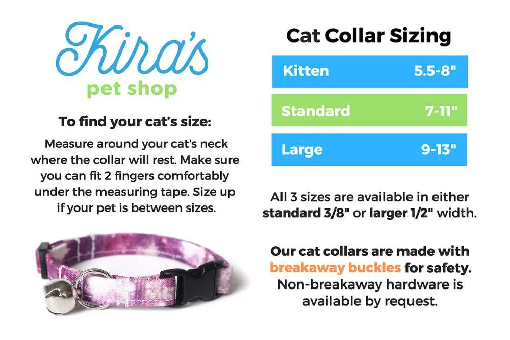 Forest Green Buffalo Plaid Cat Collar