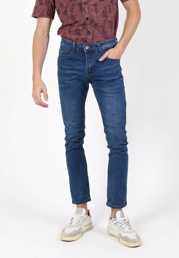 Forest Stretchable Slim Fit Jeans Men Denim Jeans | Seluar Jeans Lelaki Slim Fit - 610209