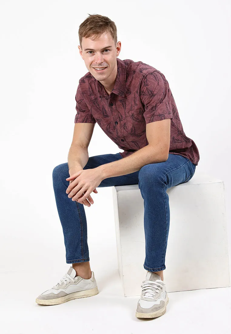 Forest Stretchable Slim Fit Jeans Men Denim Jeans | Seluar Jeans Lelaki Slim Fit - 610209