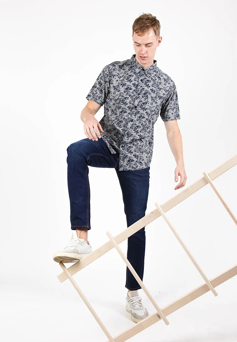 Forest Stretchable Slim Fit Jeans Men Denim Jeans | Seluar Jeans Lelaki Slim Fit - 610209