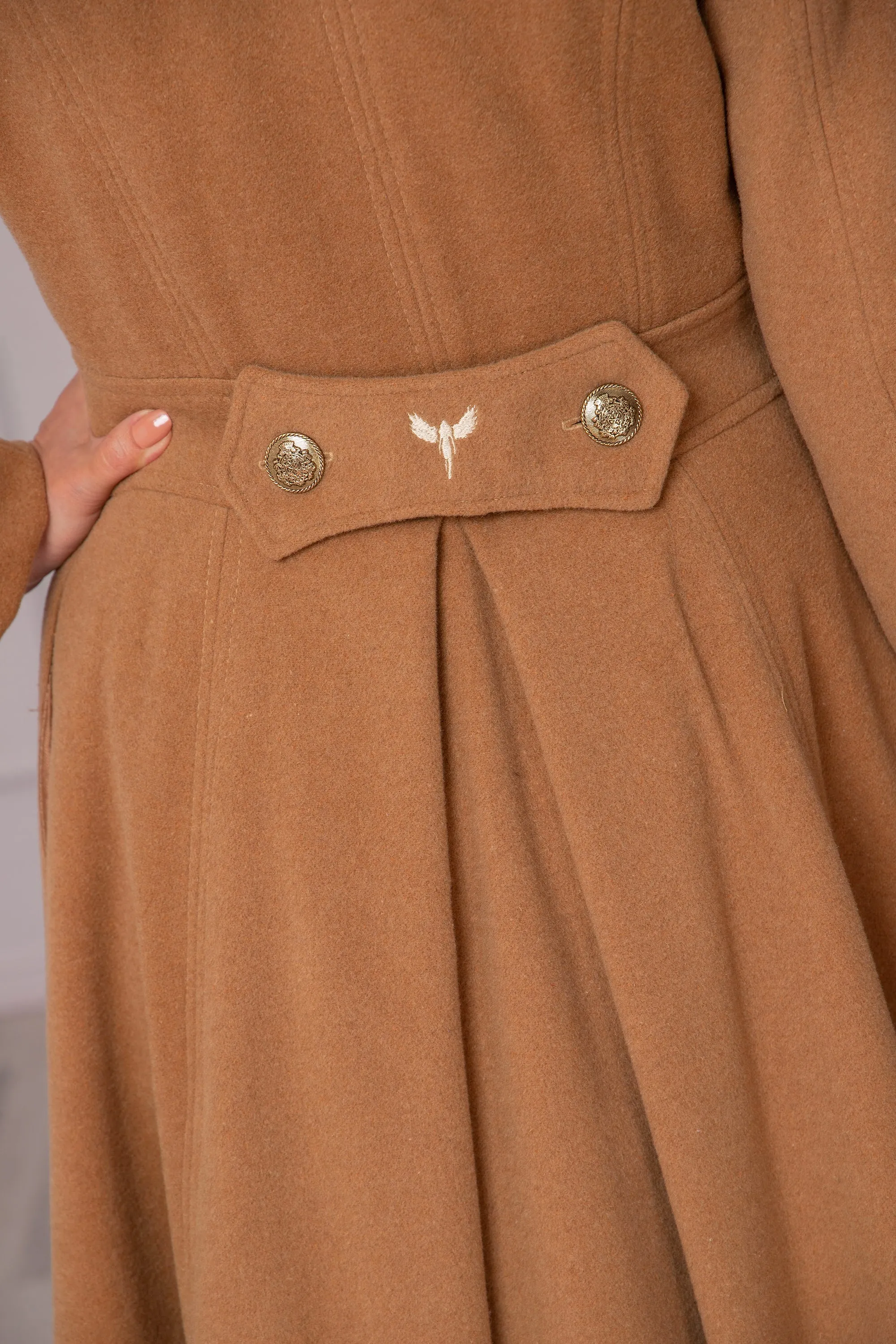 FOX FUR HOODED COAT