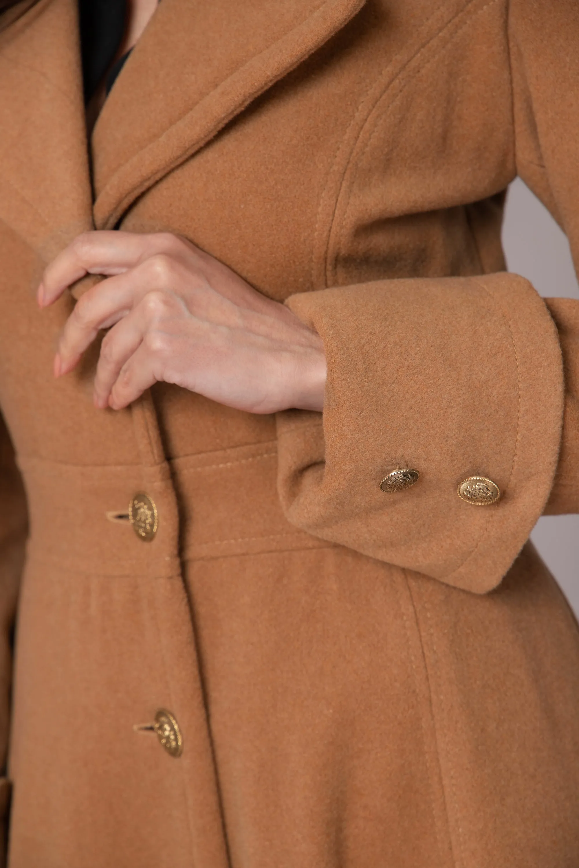 FOX FUR HOODED COAT