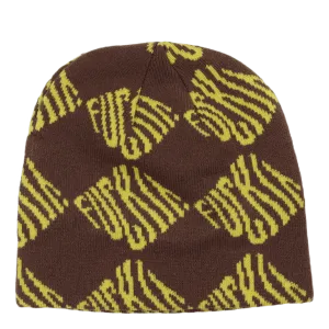 Fuck It Beanie Brown