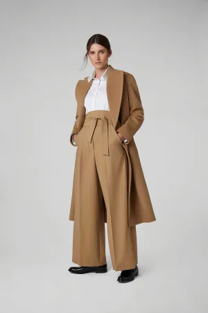 Geraldine Wool Blend Long Coat