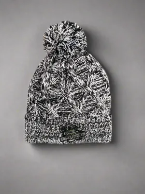 Ghost Pirates Zephyr Tanja Black Checkered Pom Beanie
