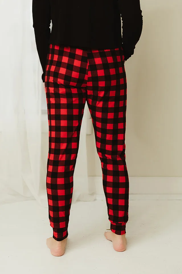 Gingham Joggers