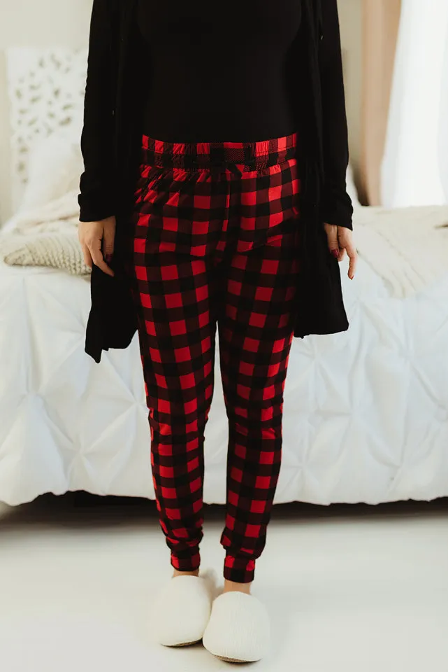 Gingham Joggers