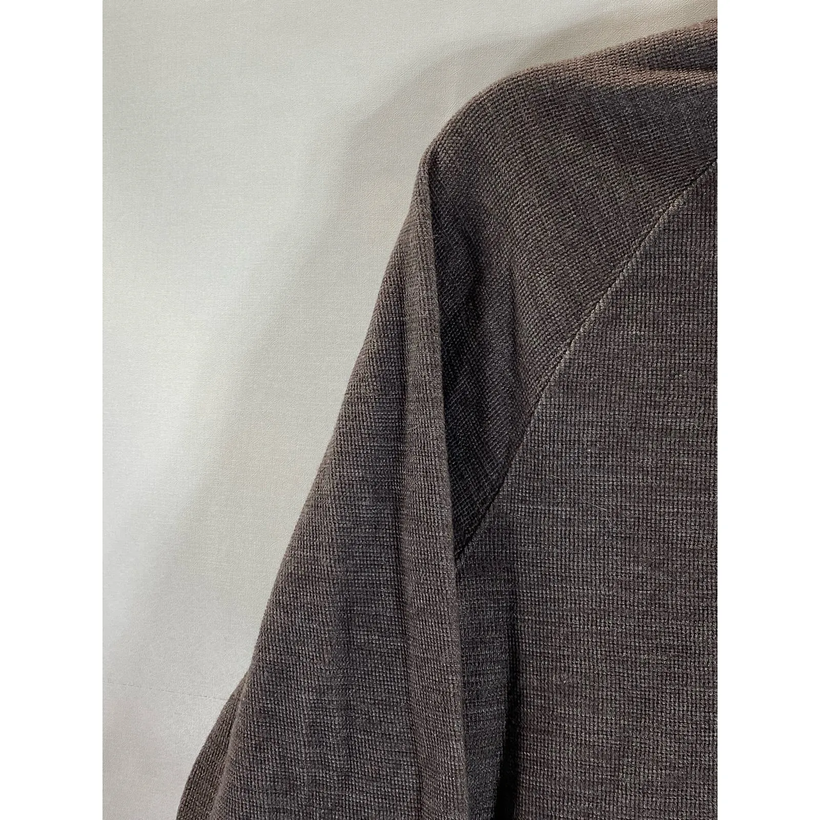 GOODFELLOW & CO Men's Brown Crewneck Standard-Fit Thermal Long Sleeve Shirt SZ S